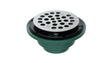 Cast Iron Shower Drain with 1-1/2" Outlet for use with Tile Bases (SD456)