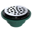 Cast Iron Shower Drain with 1-1/2" Outlet for use with Tile Bases (SD456)