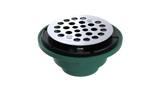 Cast Iron Shower Drain with 1-1/2" Outlet for use with Tile Bases (SD456)
