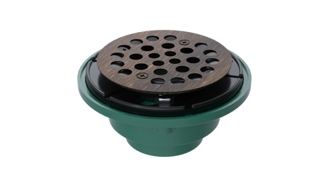 Cast Iron Shower Drain with 1-1/2" Outlet for use with Tile Bases (SD456)