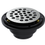 ABS Testable Shower Drain with 2" Outlet for use with Tile Bases (SD45T)
