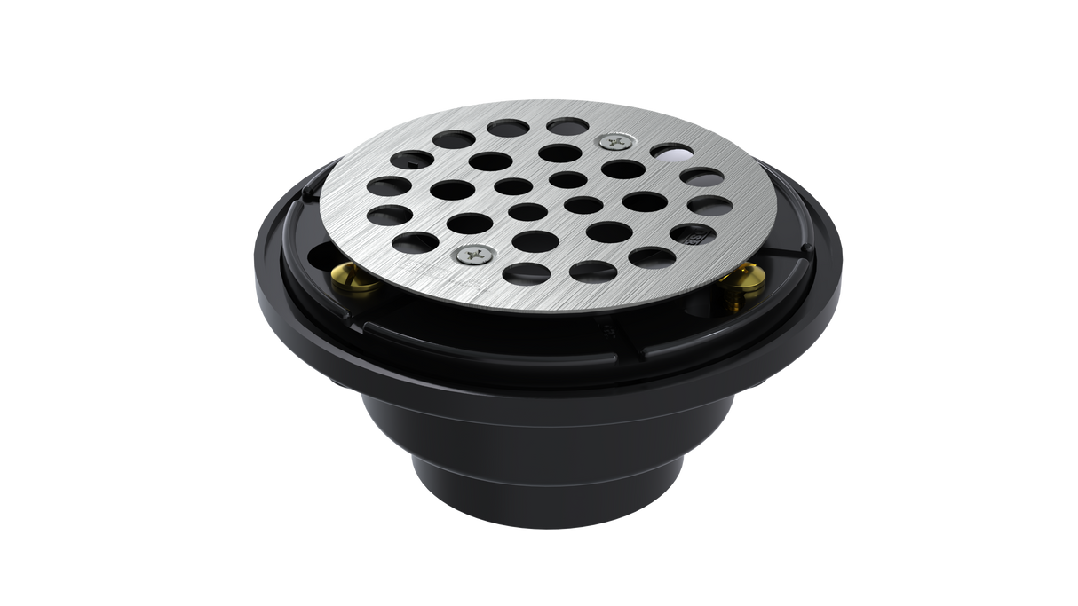 ABS Testable Shower Drain with 2" Outlet for use with Tile Bases (SD45T)