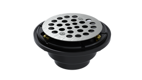 ABS Testable Shower Drain with 2" Outlet for use with Tile Bases (SD45T)