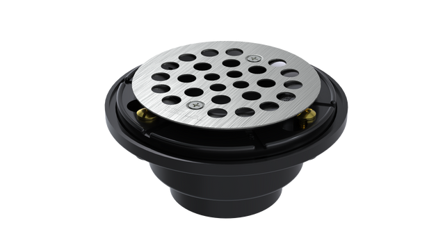 ABS Testable Shower Drain with 2" Outlet for use with Tile Bases (SD45T)