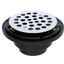 ABS Testable Shower Drain with 2" Outlet for use with Tile Bases (SD45T)