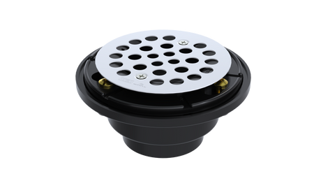 ABS Testable Shower Drain with 2" Outlet for use with Tile Bases (SD45T)