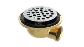 Brass Shower Drain with 1-1/2" Outlet for use with Tile Bases (SD470)