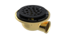 Brass Shower Drain with 1-1/2" Outlet for use with Tile Bases (SD470)
