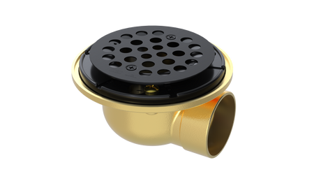 Brass Shower Drain with 2" Outlet for use with Tile Bases (SD472)