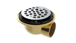 Brass Shower Drain with 2" Outlet for use with Tile Bases (SD472-SS)