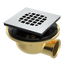 Brass Shower Drain with 1-1/2" Outlet for use with Tile Bases (SD480)