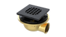 Brass Shower Drain with 1-1/2" Outlet for use with Tile Bases (SD480)