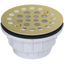 PVC Shower Drain with 2" Outlet for use with Molded Bases (SD5135)