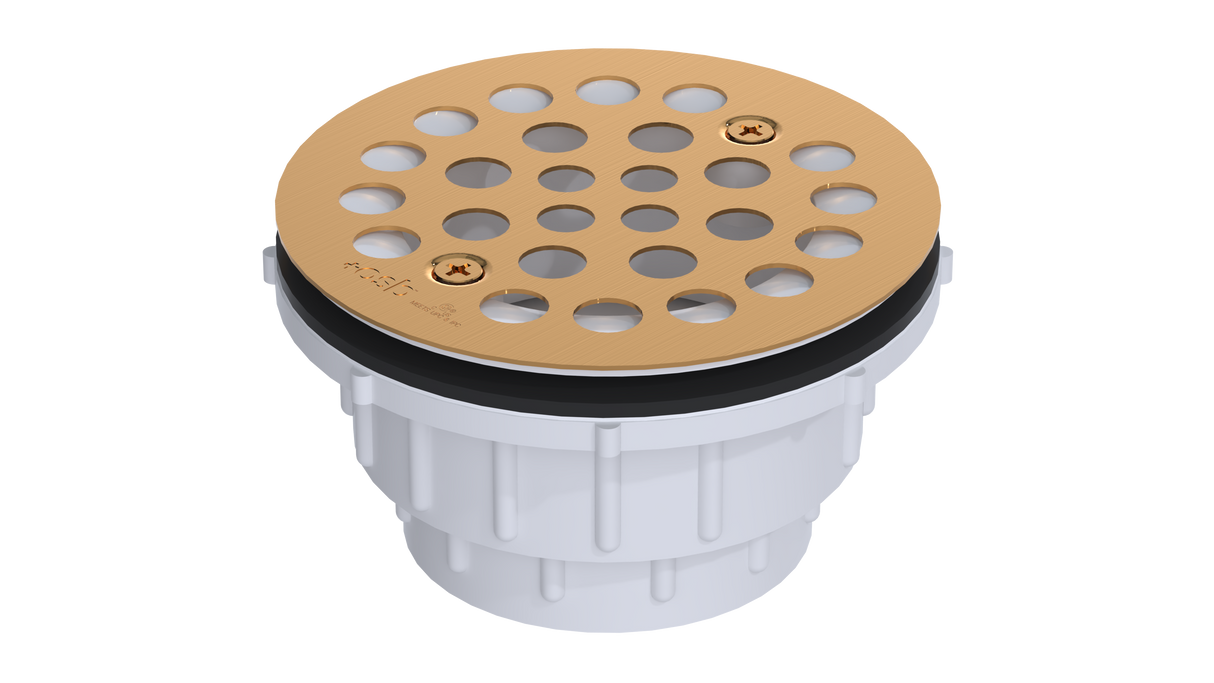 PVC Shower Drain with 2" Outlet for use with Molded Bases (SD5135)