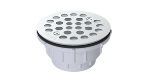 PVC Testable Shower Drain with 2" Outlet for use with Molded Bases (SD5135T)