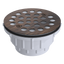 PVC Testable Shower Drain with 2" Outlet for use with Molded Bases (SD5135T)