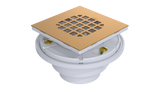 PVC Testable Shower Drain with 2" Outlet for use with Tile Bases (SD5144T)