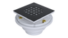 PVC Testable Shower Drain with 2" Outlet for use with Tile Bases (SD5144T)