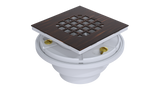 PVC Testable Shower Drain with 2" Outlet for use with Tile Bases (SD5144T)