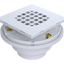 PVC Testable Shower Drain with 2" Outlet for use with Tile Bases (SD5144T)