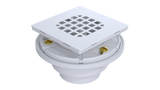 PVC Testable Shower Drain with 2" Outlet for use with Tile Bases (SD5144T)