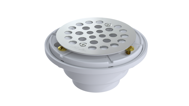 PVC Shower Drain with 2" Outlet for use with Tile Bases (SD5145)