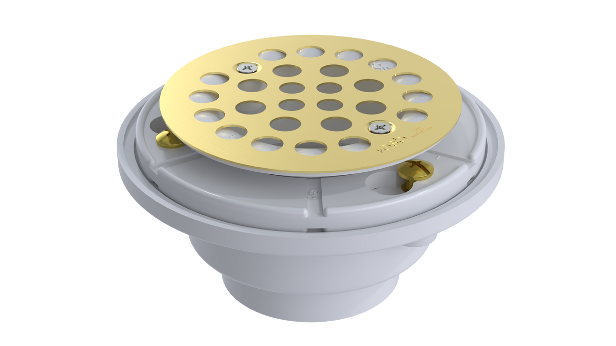 PVC Testable Shower Drain with 2" Outlet for use with Tile Bases (SD5145T)