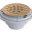 PVC Testable Shower Drain with 2" Outlet for use with Tile Bases (SD5145T)