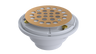 PVC Testable Shower Drain with 2" Outlet for use with Tile Bases (SD5145T)