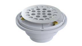 PVC Testable Shower Drain with 2" Outlet for use with Tile Bases (SD5145T-SS)