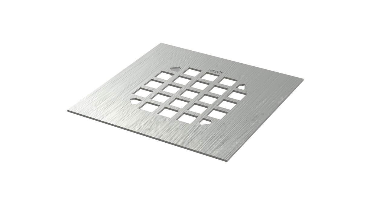 Square Shower Drain Grate with Snap Fit (SDS-1BN)