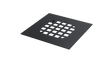Square Shower Drain Grate with Snap Fit (SDS-1MBL)