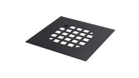 Square Shower Drain Grate with Snap Fit (SDS-1MBL)