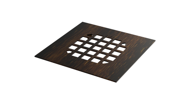 Square Shower Drain Grate with Snap Fit (SDS-1VB)
