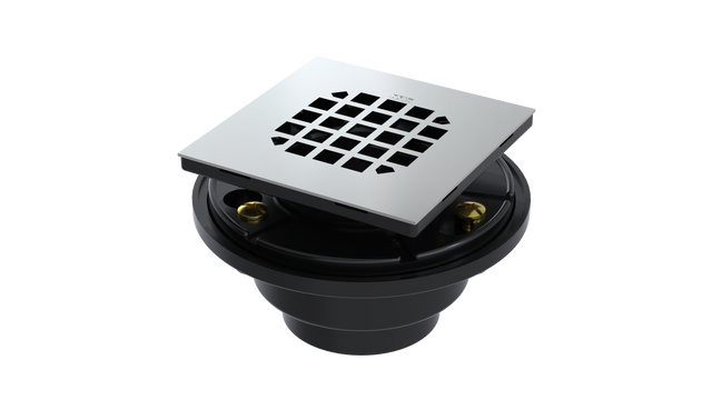 ABS Shower Drain with 2" Outlet for use with Tile Bases (SDS44)