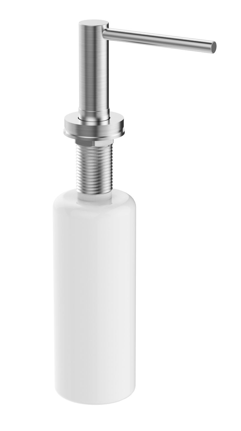 Soap Dispenser - Brushed SS SUS304 Soap Dispenser with 350ml Plastic Bottle