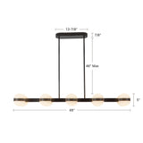 Kuzco Selene 48-in Linear Pendant