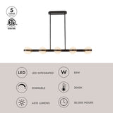 Kuzco Selene 48-in Linear Pendant