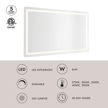 Kuzco Seneca 60-in Vanity Mirror