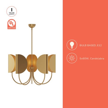 Alora Mood Seno 32-in Chandelier