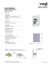 KAPFENBERG 1-WAY PB SHOWER KIT