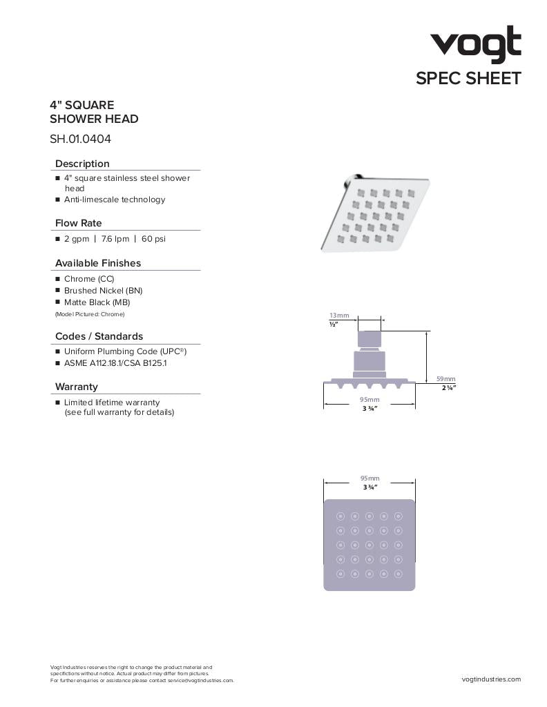 KAPFENBERG 1-WAY PB SHOWER KIT