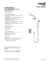 KAPFENBERG 2-WAY PB SHOWER KIT