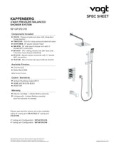 KAPFENBERG 3-WAY PB SHOWER KIT