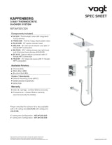 KAPFENBERG 3-WAY TH SHOWER KIT