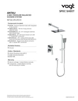 ANTAU 2-WAY PB SHOWER KIT