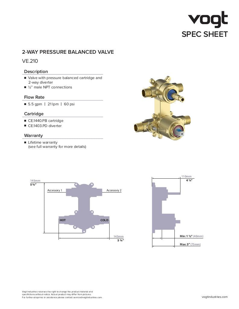 ANTAU 2-WAY PB SHOWER KIT