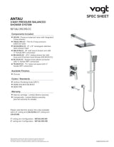 ANTAU 3-WAY PB SHOWER KIT