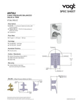ANTAU 3-WAY PB SHOWER KIT