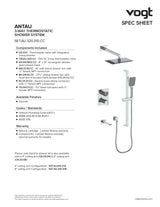 ANTAU 3-WAY TH SHOWER KIT